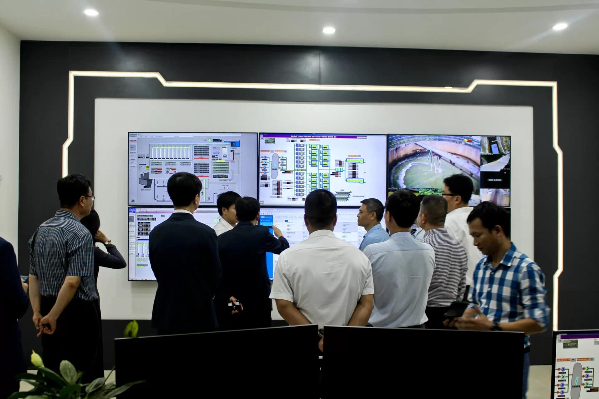 한국환경공단 물클러스터 단장 박석훈, 송다 지방 상수도 공사 순방