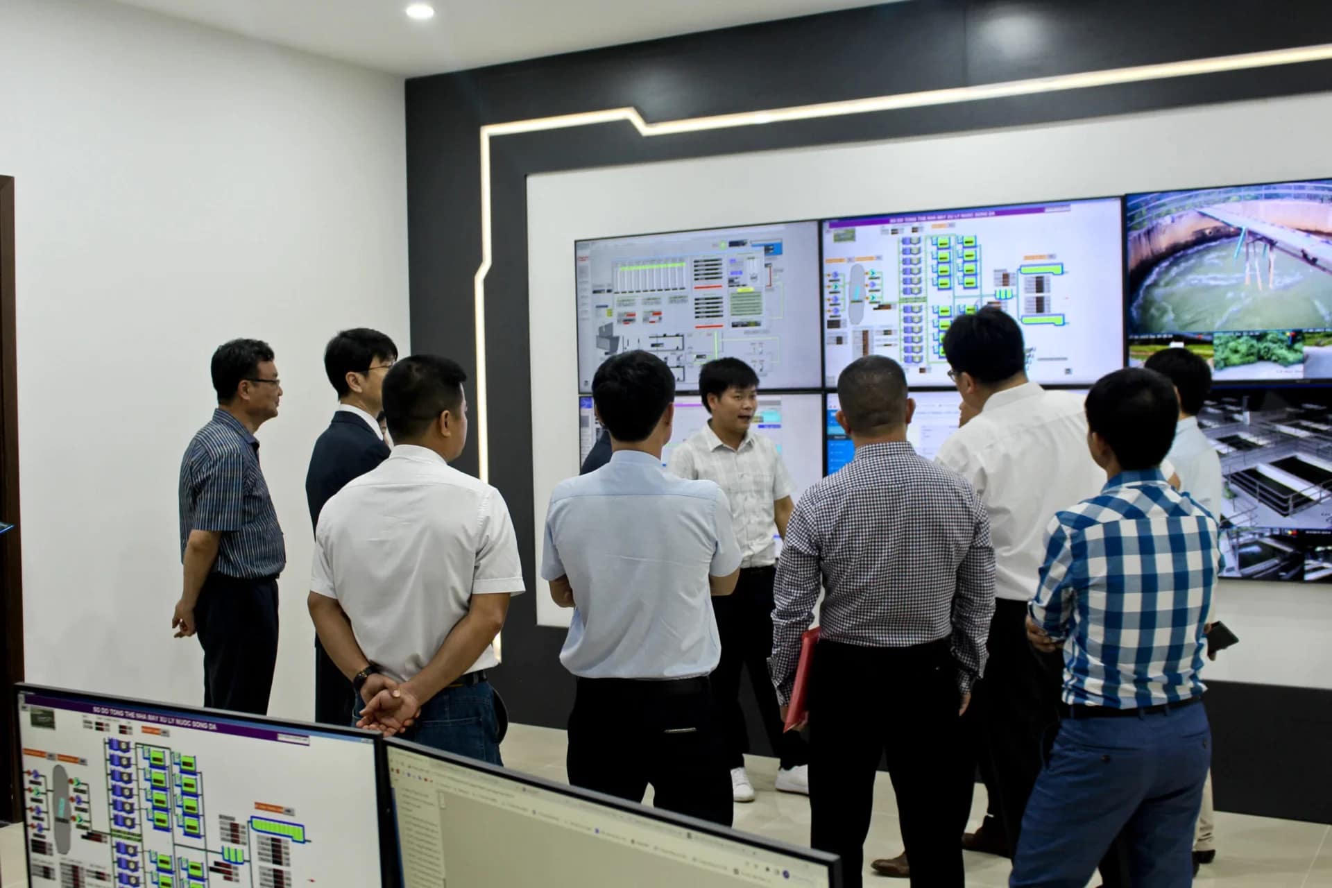 한국환경공단 물클러스터 단장 박석훈, 송다 지방 상수도 공사 순방