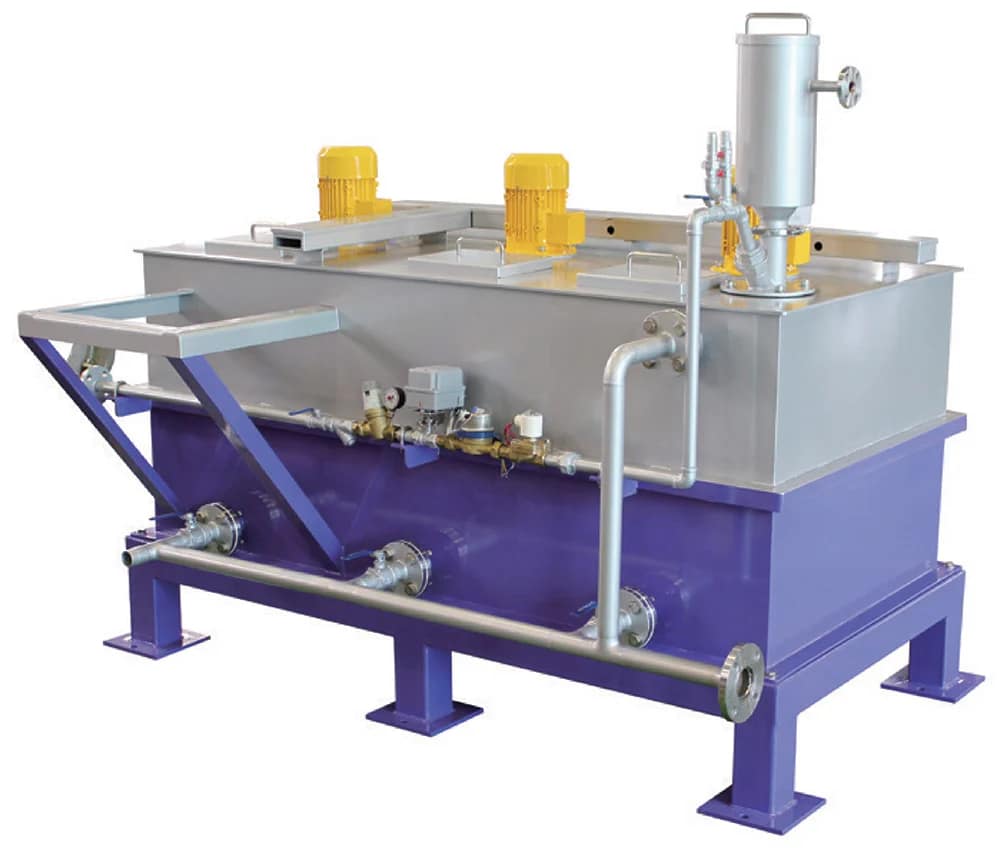 원심탈수기 폴리머 용해장치