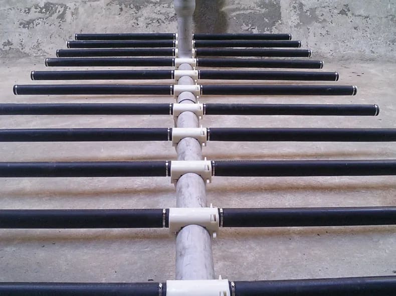 염색폐수 섬유폐수 - 에어로탱크